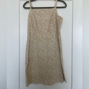 Old Navy Floral Yellow and Light Pink Women’s Dress